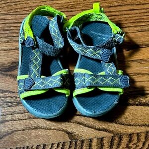 Toddler light up sandals high vis